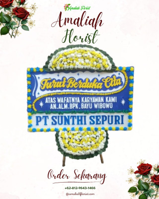 Papan Bunga Duka di Dompu