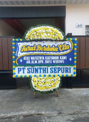 Papan Bunga Duka di Dompu